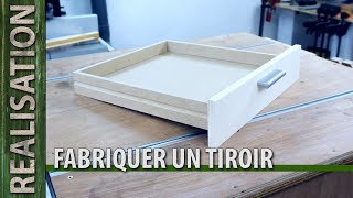 Fabrication dun tiroir en MDF et contreplaqué pour établi [upl. by Jenni]