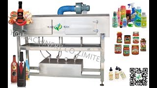 Customized Automatic Steam Tunnel machine Bottle Jar Shrink Sleeve Labeling equipment [upl. by Aland442]