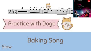 Slow Baking Song ABRSM 2024 Cello grade 1 C1 [upl. by Alekin]