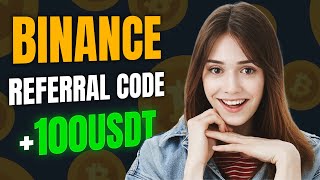 binance referral code  How To Use Binance ID and Get 100 [upl. by Llig]