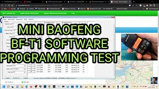 MINI BAOFENG BFT1 Programming Set Up Demonstration Hubnet [upl. by Nimzay201]