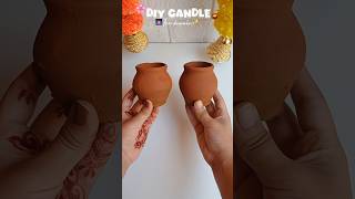 Diy diwali Candles❤️diy shorts diwali diwalidecor diycrafts viralshort festive trending [upl. by Nosnor]