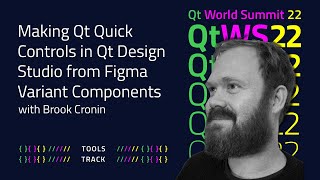 Making Qt Quick Controls in Qt Design Studio from Figma Variant Components  QtWS22 [upl. by Sueahccaz]