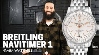 Breitling Navitimer 1 41mm Midsize Watch Review  SwissWatchExpo [upl. by Durrett712]