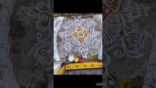 Simple and easy rangoli traditional rangoli designs [upl. by Plato]