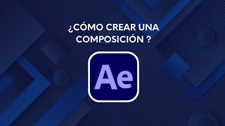 Como crear una nueva composicion en after effects [upl. by Cora]