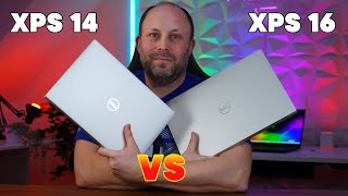 Dell XPS 14 vs 16 Comparison  Size vs Power [upl. by Piane]