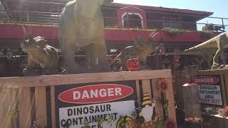 Dinosaur animatronics at goat coaster wears valley Tennessee dinosaur [upl. by Sacrod]