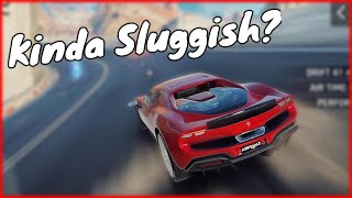 Kinda Sluggish  Asphalt 9 5 Golden Ferrari 296 GTB Multiplayer [upl. by Otirecul]