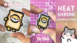 💖SHRINK PLASTIC COMPILATION💖 DIY SHRINK PLASTIC [upl. by Mert]