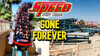 The Tragic Fall of Speed The Ride  The Best Roller Coaster in Las Vegas [upl. by Ettennaej407]