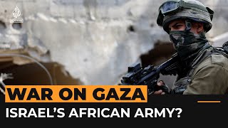 Report Israel trying to recruit African migrants for Gaza war  Al Jazeera Newsfeed [upl. by Lewej]