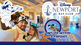 🚢 HOTEL DISNEY NEWPORT BAY CLUB 🛟  DISNEYLAND PARIS 🇨🇵  ROOM TOUR  RESTAURANTES  CESARE 182 [upl. by Hola]