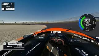 Lando Norriss McLaren MCL38 at Zandvoort Gyro Cam Assetto Corsa [upl. by Eiramanna]