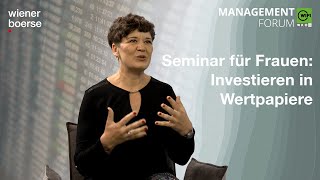 Seminar für Frauen Investieren in Wertpapiere [upl. by Eiramit]