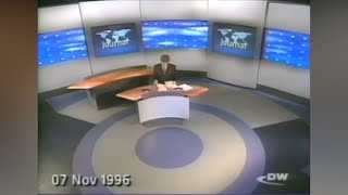 Deutsche Welle Germany  English Journal 7 November 1996 US Election  DWTV News 1996 [upl. by Bartley]