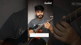 Aadat  atif aslam  easy guitar tabs shorts guitar atifaslam aadat [upl. by Laura]