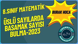 8 Sınıf Matematik  Üslü Sayılarda Basamak Sayısı Bulma [upl. by Yesor]