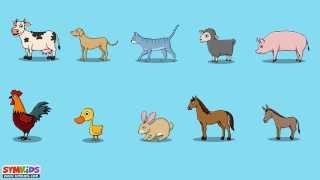 The Animal Sounds Song  Domestic Animals [upl. by Silenay175]