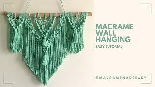 Macrame Wall Hanging macramemakers homedecor macramedecor [upl. by Nellaf]