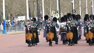 Pipes of No 12 Company Irish Guards and Nijmegen Company Grenadier Guards [upl. by Safko]