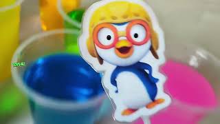 pororo pooby dan teman teman bermain air warna warni [upl. by Jervis306]