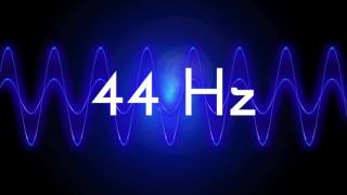 44 Hz clean sine wave BASS TEST TONE frequency [upl. by Philina]