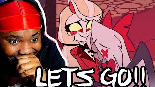 BATTLE IS ON HAZBIN HOTEL EPISODE 7 REACTION [upl. by Asyal]