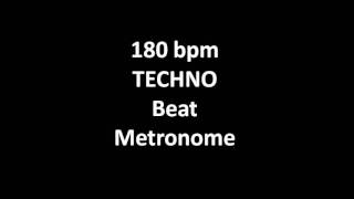 180 BPM  180 Beats Per Minute TECHNO BEAT for Jamming [upl. by Betty]