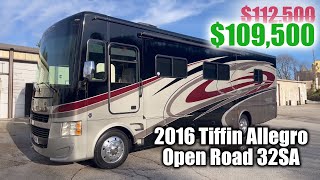 2016 Tiffin Allegro Open Road 32SA Full Narrated Tour  FOR SALE in Peachtree City Georgia [upl. by Simmons154]