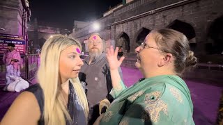 My American Parents 1st Time in a Hindu Temple Mom Cried 🥹 [upl. by Yllib]