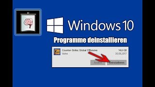 Windows 10 Programme deinstallieren  So Gehts [upl. by Krissie390]