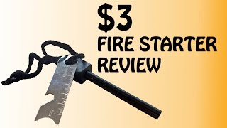 How to use a Fire starter  Survival gear [upl. by Edac251]