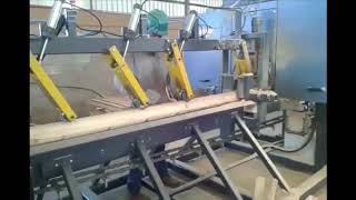 HP88  HP400 TWO HEAD VERTICAL SAW MILL  HORIZONTAL BAND RESAW [upl. by Casilde]