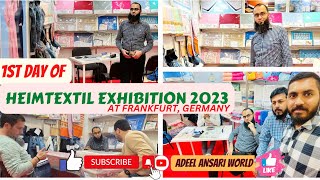 1st Day of Heimtextil Exhibition 2023  Frankfurt Germany  Home Textile Fair  AdeelAnsariWorld [upl. by Novaj81]