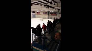 Hockey parents fight [upl. by Elleinnad]