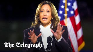 In full Kamala Harriss full closing argument speech at DC National Mall [upl. by Nauqet]