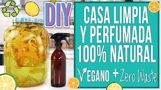 DIY LIMPIADOR MULTIUSOS DE CÍTRICOS  BARATO NATURAL ZERO WASTE VEGANO CERO BASURA  Mixi [upl. by Caldwell]