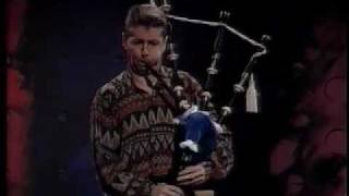 Richard Parkes plays 3 reels on bagpipes 1996 [upl. by Bertolde]