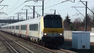 20120220 SNCBNMBS Passenger cars  1818 IC 512 [upl. by Medarda]