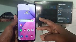 How to do screen mirroring in Samsung Galaxy A03s [upl. by Nnylsor732]