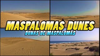 MASPALOMAS DUNES  Dunas de Maspalomas  Gran Canaria 4k [upl. by Ecirtnahc]