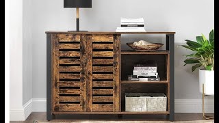 VASAGLE Meuble de Rangement Buffet avec Placard 2 Portes [upl. by Latta781]