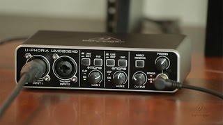 UMC202HD How To  First Recording [upl. by Sage217]