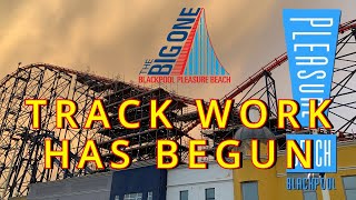 Blackpool Pleasure Beach Winter Update 101223 [upl. by Ahens]