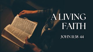 Sermon A Living Faith John 113844 [upl. by Isied]