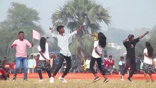 Chhota Paharpur Football Ground 2024DELA SANGAT DELA RENEW SANTALI SONG 2024 [upl. by Zeni]