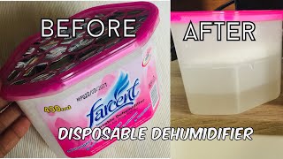 Anti  mold and bad odor  Dehumidifier  Before and after [upl. by Bernadene]