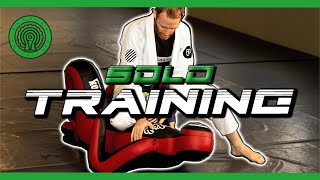 BJJ Grappling Dummy Flow Drills  Solo Training with Steve Campbell [upl. by Tnomed]