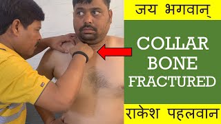 कालर बोन कन्धा Amazing Chiropractic Adjustment  Fractured Collar Bone Treatment Indian Chiropractor [upl. by Diann]